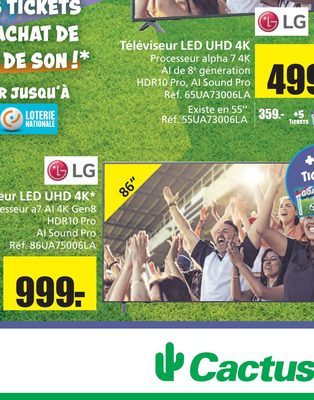 Téléviseur LG LED UHD 4K 86 pouces