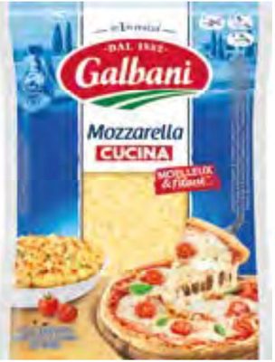 Mozzarella cucina râpée Galbani