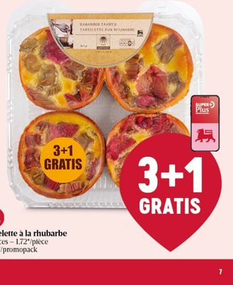 Tartelette à la rhubarbe