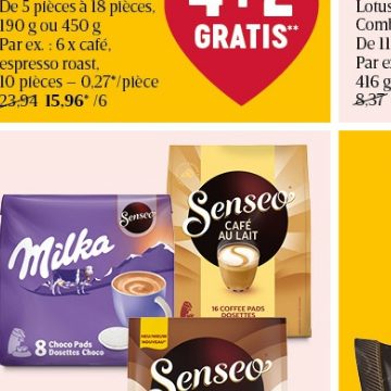 Boisson chaude au lait Senseo