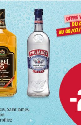 Label 5, Poliakov, Saint James, Duval ou Gibson Spiritueux