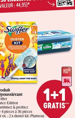 Produit dépoussiérant Swiffer Danse Edition 4 pièces à 36 pièces