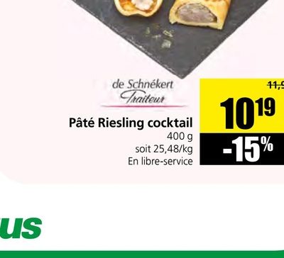 Pâté Riesling cocktail