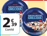 Salade de Riz et Fruits de Mer Grecque Auchan