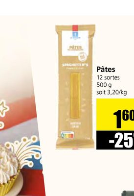 Pâtes 12 sortes