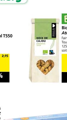 Bio Noix de cajou Atelier du cœur Fairtrade