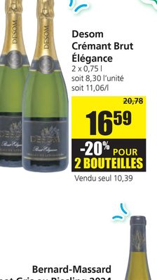 Desom Crémant Brut Élégance