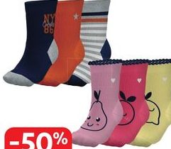 Lot de 3 paires de chaussettes bébé