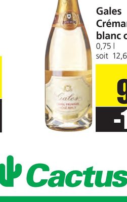 Gales Crémant Heritage blanc ou rosé Brut