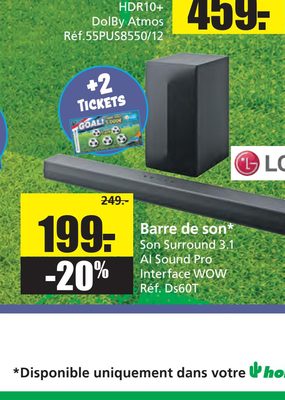 Barre de son LG Surround 3.1