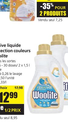 Lessive liquide protection couleurs Woolite