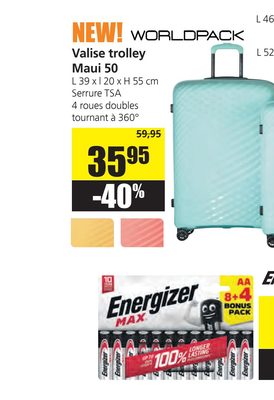Valise trolley Worldpack Maui 50