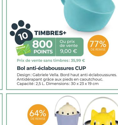 Bol anti-éclaboussures CUP