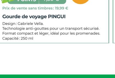 Gourde de voyage PINGUI
