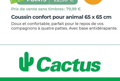 Coussin comfort pour animal 65 x 65 cm