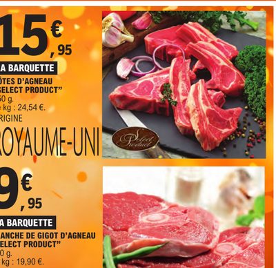 LA BARQUETTE - Côtes d'Agneau "Select Product"