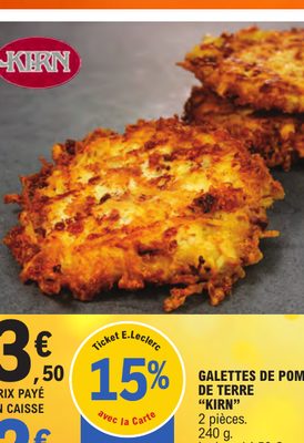 Galettes de pomme de terre "Pirat"