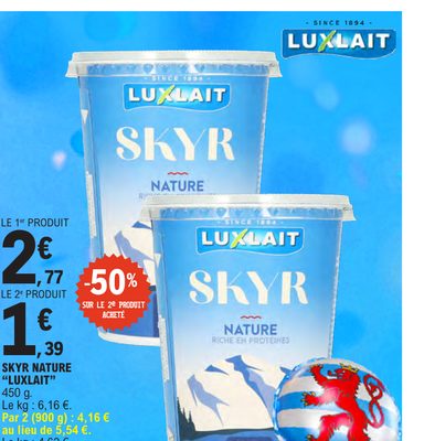 Skyr Nature Luxlait