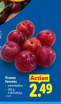 Prunes foncées
