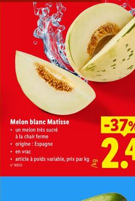 Melon blanc Matisse