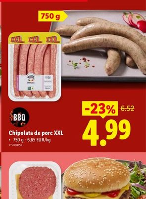 Chipolata de porc XXL