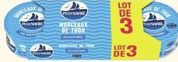 Morceaux d'thon au naturel Petit Navire