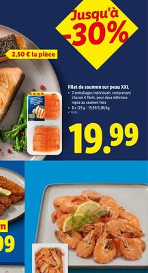 Filet de saumon sur peau XXL