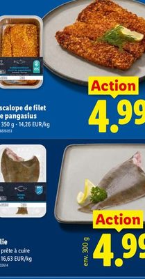 Escalope de filet de pangasius
