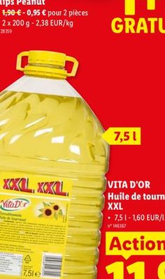 VITA D'OR Huile de tournesol XXL