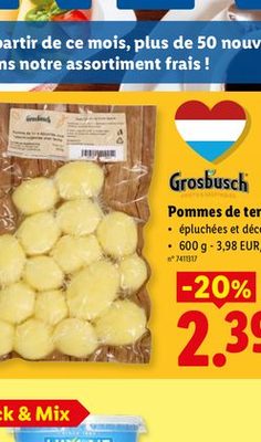 Pommes de terre Grosbusch