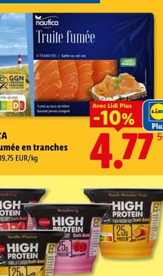 NAUTICA Truite fumée en tranches