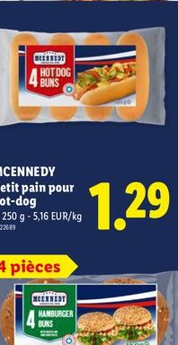 MCENNEDY Petit pain pour hot-dog