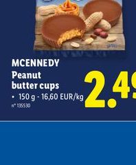 MCENNEDY Peanut butter cups