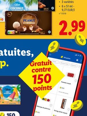 GELATELLI Barres de crème glacée