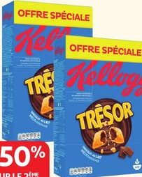 Céréales Chocolat au Lait Trésor Kellogg's