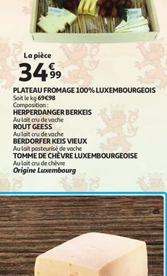 Plateau fromage 100% luxembourgeois