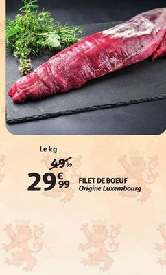 FILET DE BOEUF