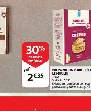 Préparation pour Crêpes Le Moulin
