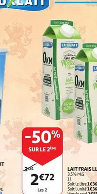 LAIT FRAIS LUXLAIT