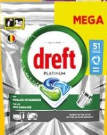 Dreft Tablettes pour lave-vaisselle Platinum original