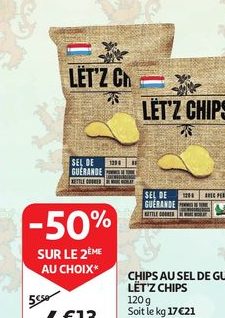 Chips au sel de Guérande Letz Chips