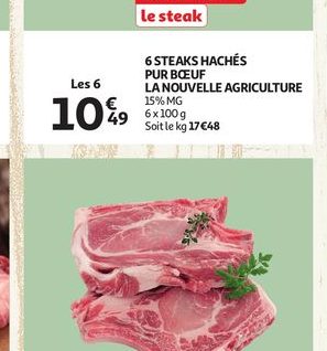 CÔTE D'ÉCHINE DE PORC AVEC OS