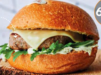 Burger du mois Green Beef pain buns 100% naturel