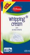 Milbona Crème fraîche à fouetter XXL