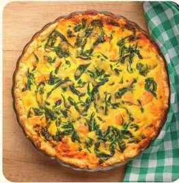 QUICHE SAUMON ÉPINARDS