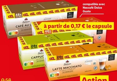 BELLAROM Capsules de café XXL
