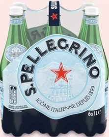Eau minérale naturelle pétillante S. Pellegrino