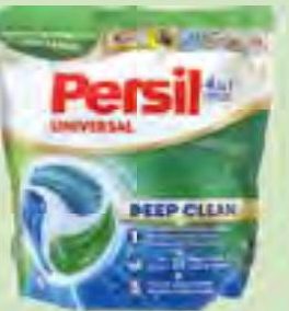 Persil Lessives en capsules Stain Freshness Slain Color ou Universal