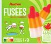 GLACES À L'EAU FUSÉES AUCHAN