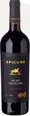 Epicuro Salice Salentino Aged in Oak 2024, Primitivo Di Manduria rouge 2023, Primitivo rosé 2024, Pinot Grigio Puglia IGP ou Vermentino Lazio IGP 2024